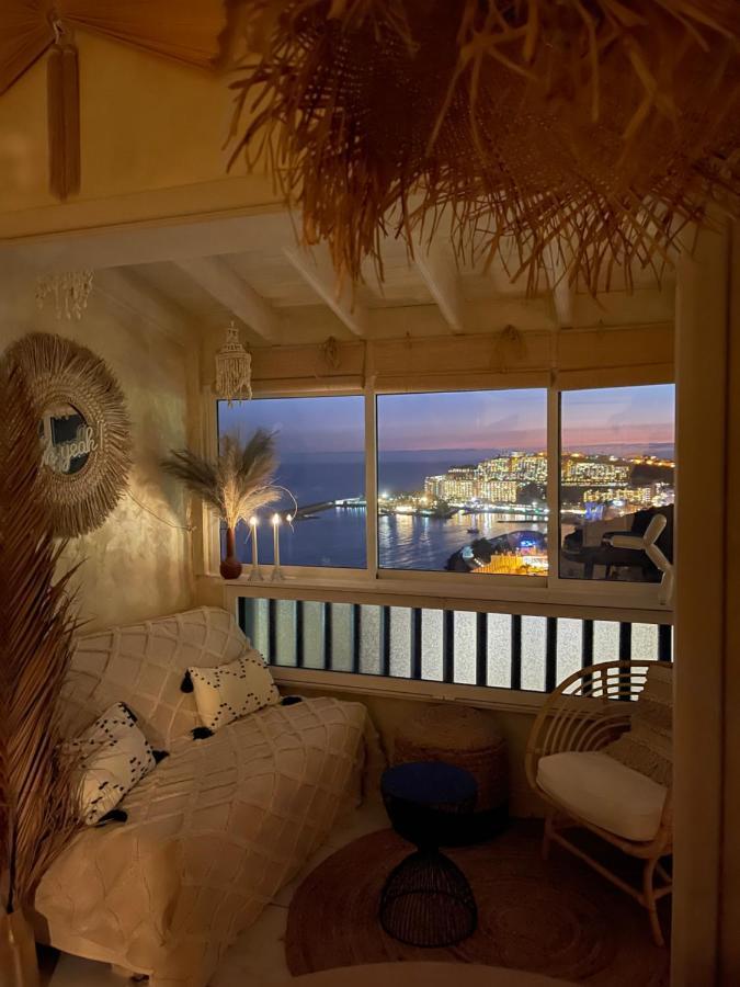 Boho Style Bungalow With Ocean View Mogán Buitenkant foto